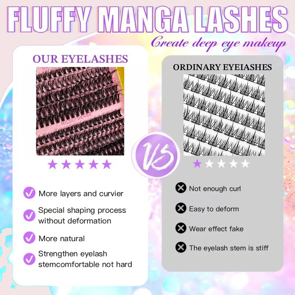 DIY Single Cluster with Multiple Size Options Large Capacity Tweezers Included