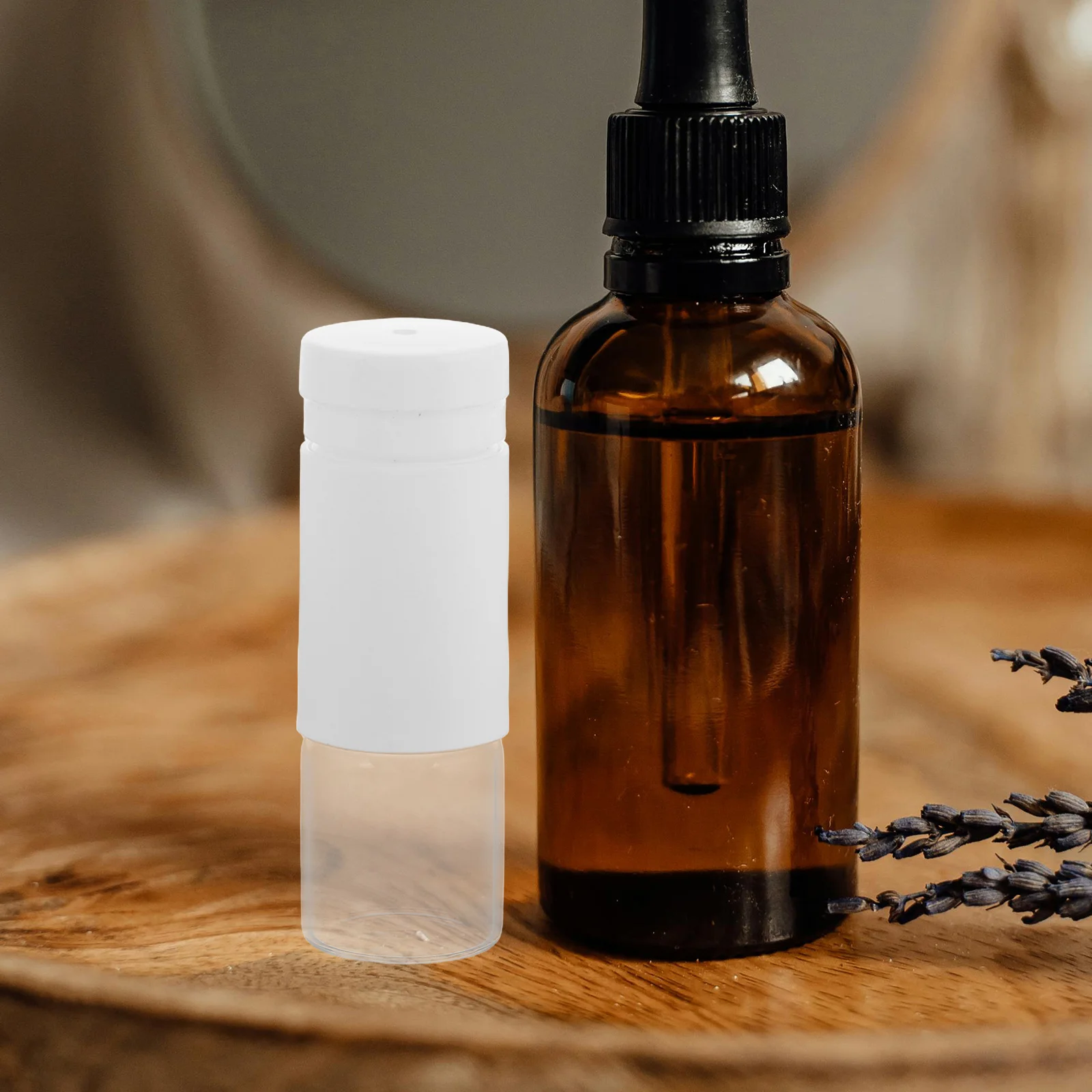 

5Pcs Travel Foundation Containers Dual-Chamber Water Oil Separation Refillable Lotion Essence Dispenser Bottles for Skincare