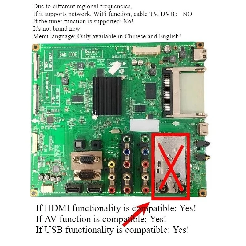 EAX64290501 Main Board for LG TV 42CS570 50LS4000
