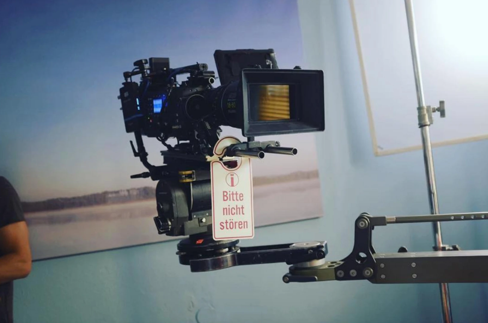 7500 كاميرا عالية الجودة Jib Crane Jimmy Jib Arm مع حامل ثلاثي القوائم معدات فيلم قبضة احترافية