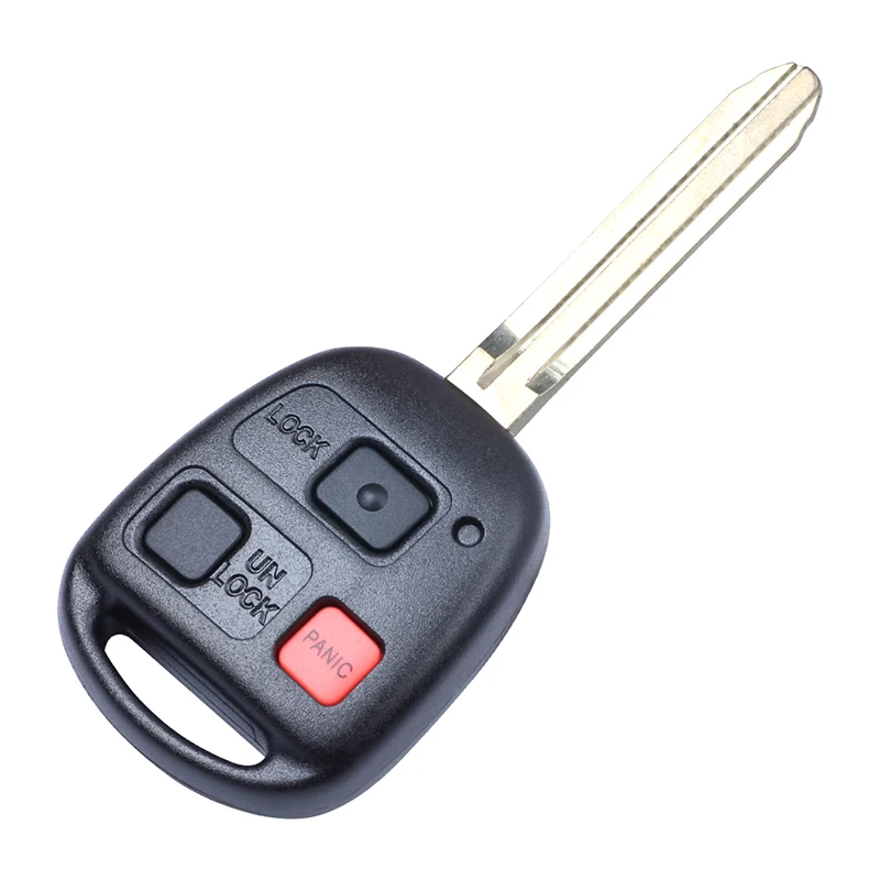 KEYECU Remote Head Car Key With 3 Buttons for Toyota Land Cruiser 1998 1999 2000 2001 2002 2003 2004 2005 2006 2007 Fob HYQ1512V