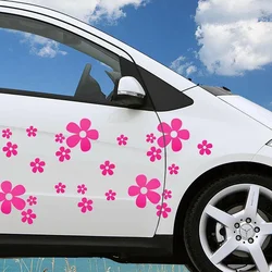 25 Pack Daisy Flower Stickers Decal Tile Car Full Body Styling Stunning Stickers Romantic Vinyl Accessories Waterproof Parts