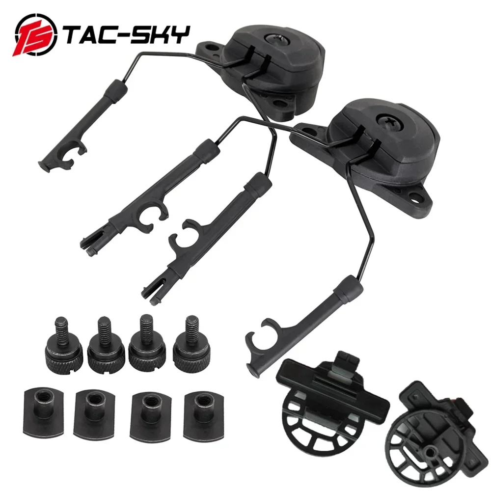 TS TAC-SKY TACTICAL HEADSHELMADAPTER HÄNGES ZUBEHÖR für Team Wendy Rails 2.0, 3.0, FÜR COMTA 1,2,3 Tactical Headse