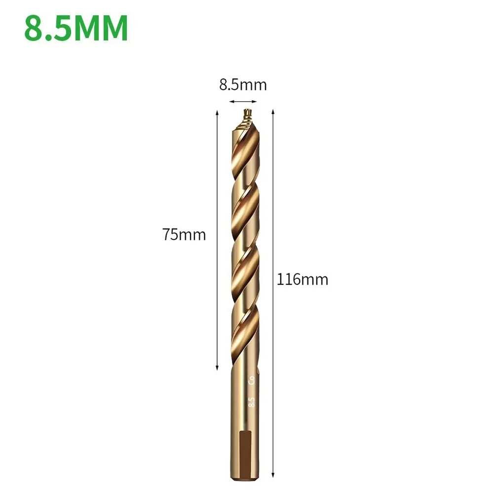 Imagem -05 - Cobalto Passo Reto Broca Cortador de Buraco para Velocidade de Aço Inoxidável Broca de Aço para Brocas Elétricas Manuais 313 mm M35