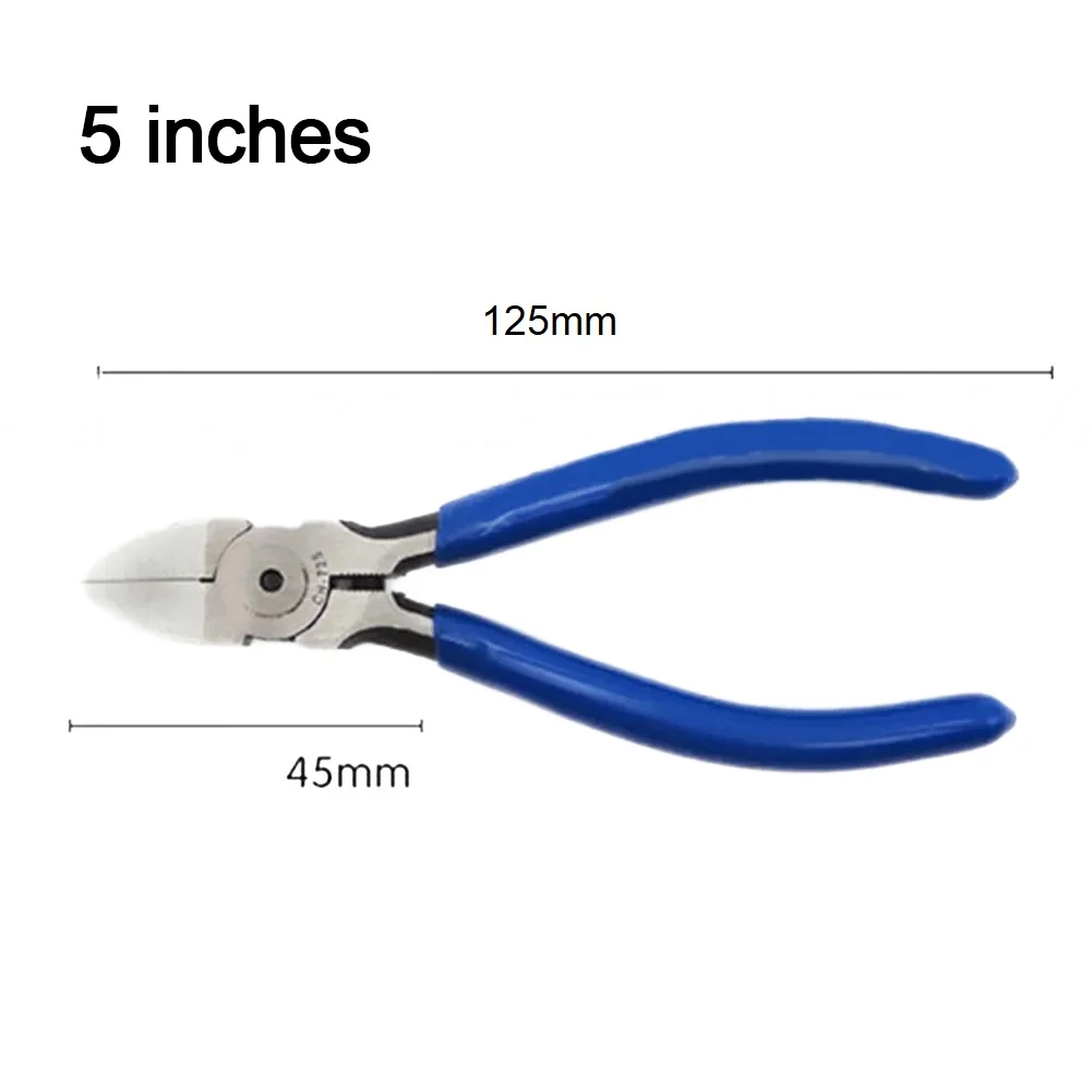 Hot！1Pcs Plastic Pliers 4/5/6inch Nippers Electrical Wire Cable Cutters Diagonal Pliers For Jewelry