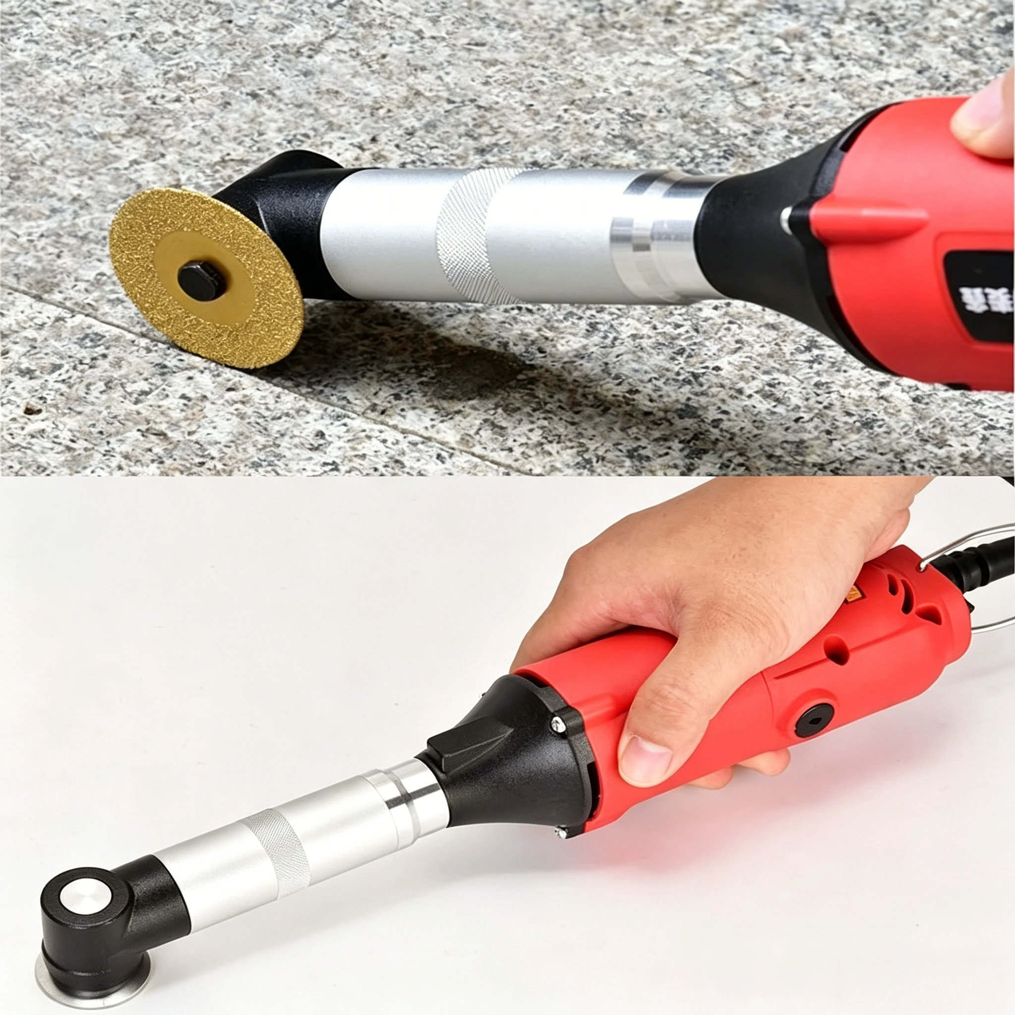 350W Right Angle Electric Engraving Grinder 90 Degree Bend Polishing Machine for Wood Jewelry Mold Tile Grout Cleaning