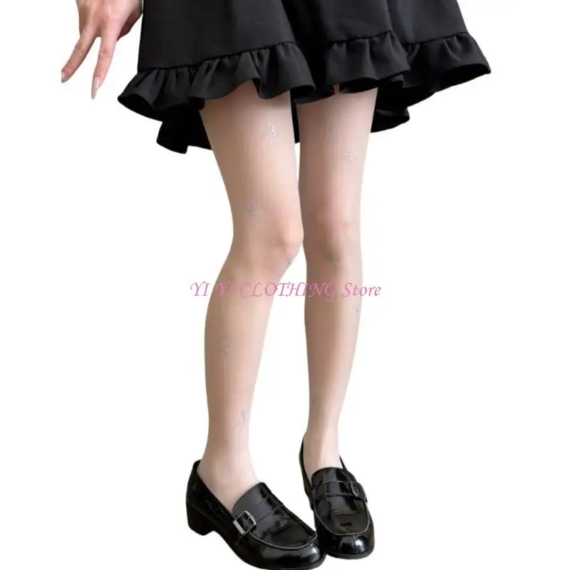 N5KF Sheer Pantyhose for Women,Control Top Tights High Waist Pantyhose Hosiery Gifts