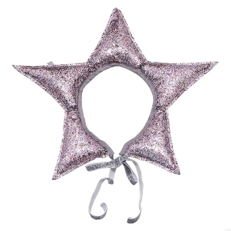 

49MB Handmade Star Headbands Glittered Hat Headwear Carnivals Party Toy