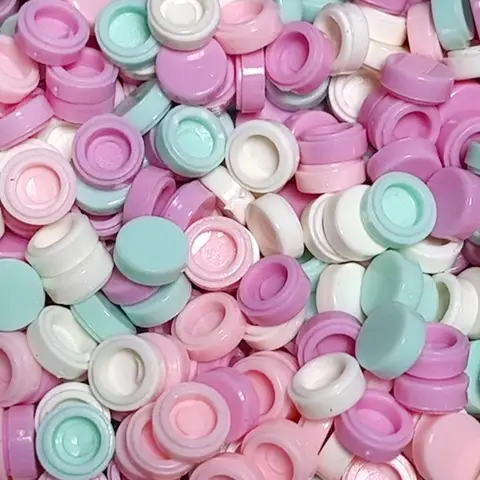 7mm Round Brick Fillers, Multicolored Mini Particles for Handmade Crunch Balls, Squeeze Balls and Shaker Charm DIY Crafts