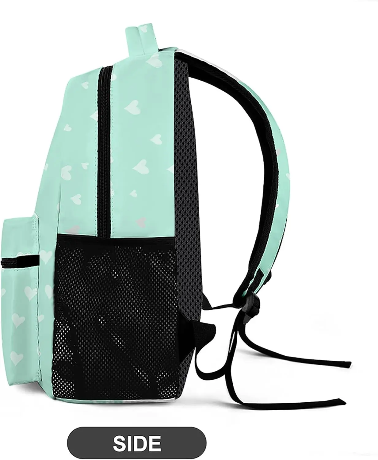 Bloemenpaardenrugzak, lichtgewicht duurzame laptoptas 3D-geprinte dagrugzak met meerdere zakken, stijlvolle schouderrugzak