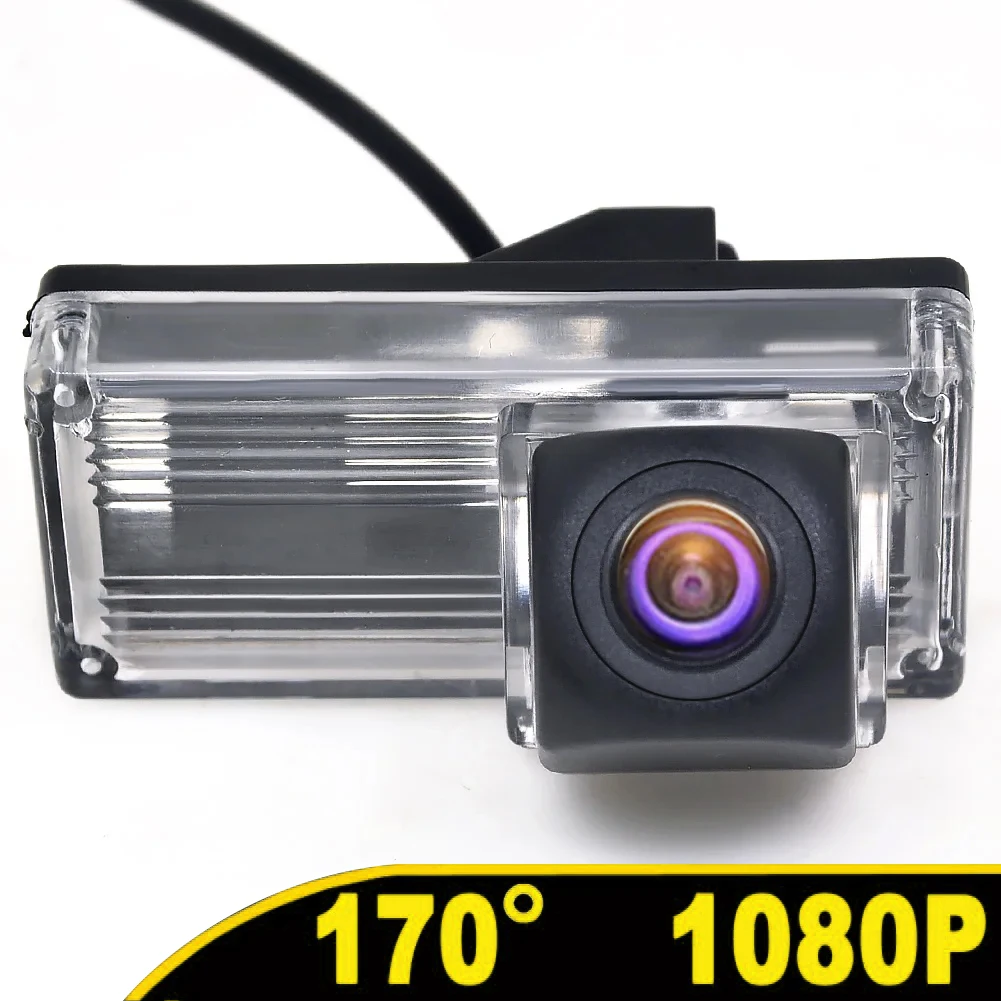 wf-170° HD 1080P AHD Fisheye Vehicle Rear View Reverse Parking back up Night Camera for Toyota Land Cruiser LC 100 120 200 Prado