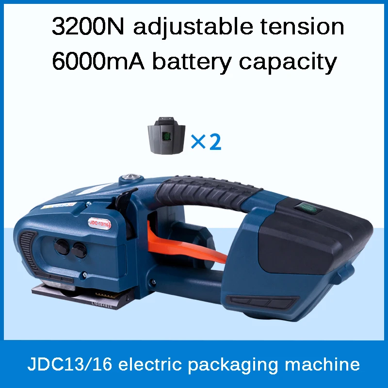 

Portable Electric Strapping Machine Automatic Packaging Tool for PET PP Belt hot Melting Baler