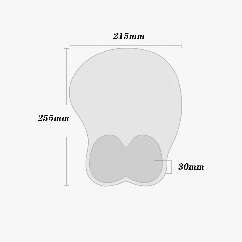 고화질 오리지널 원신 임팩트 감우 게임, 섹시한 가슴 마우스 패드, 손목이 달린 귀여운 만화, 3D Oppai 실리콘 젤 매트