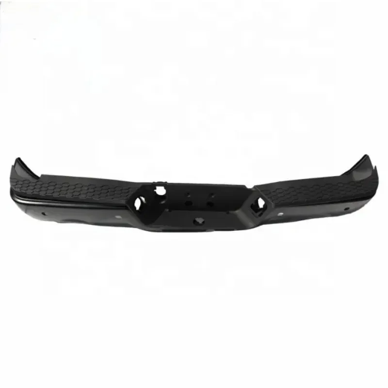 Black Steel Rear Bumper Assemb for 2009-2018 dodge ram1500 w/o hole w/o exhaust