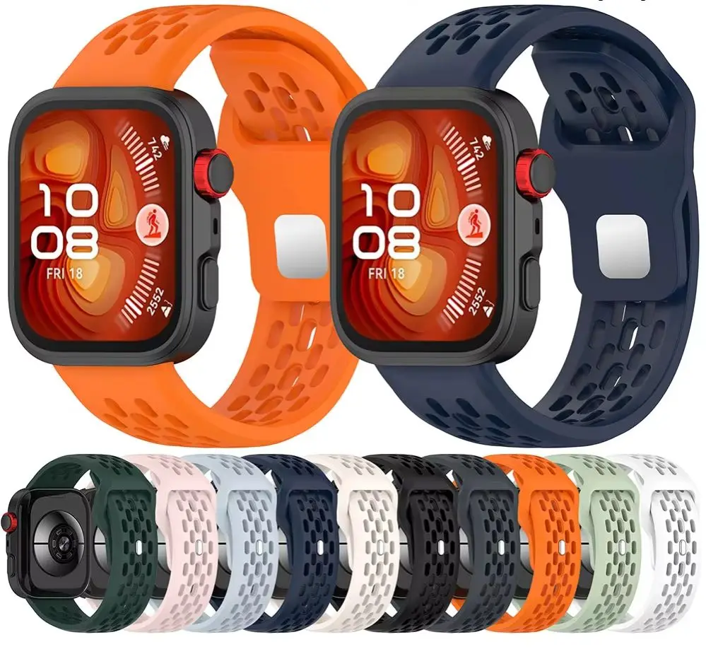 Armband für Huawei Watch Fit 5 Pro, Silikon-Armband für Huawei Watch Fit 5 4 3, Zubehör