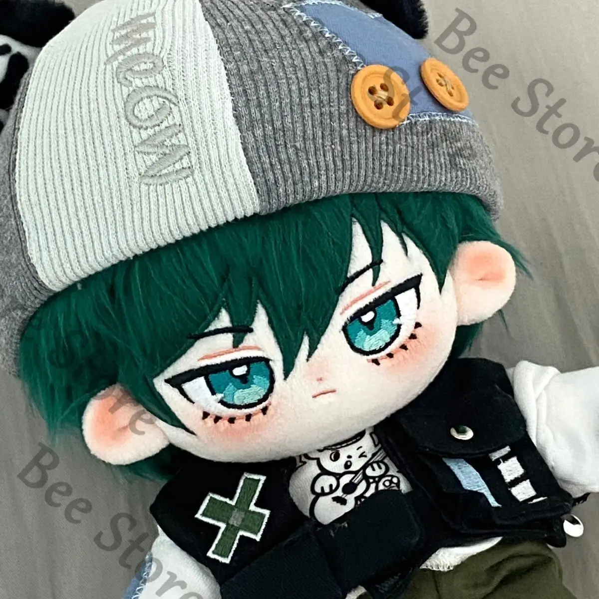 

BLUE LOCK Anime ambitus Rin Itoshi attribute 20cm Naked dress-up cotton doll quadratic element anime Adorable Stuffed toys