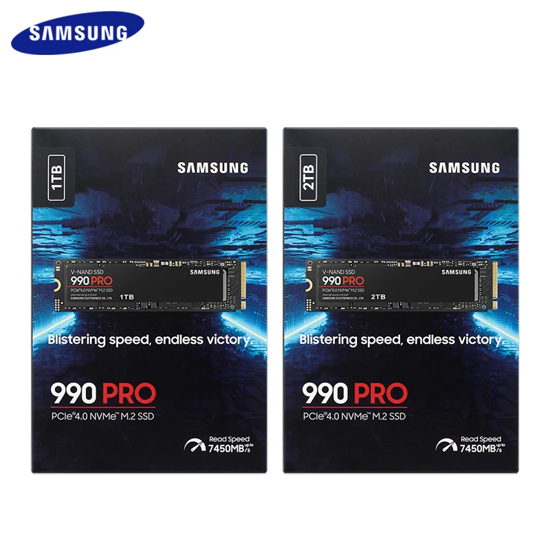 Imagem -05 - Samsung-disco de Estado Sólido Interno Ssd M.2 Pcie Gen 4.0x4 1tb 2tb Original Apto para Laptop Desktop 990 Pro