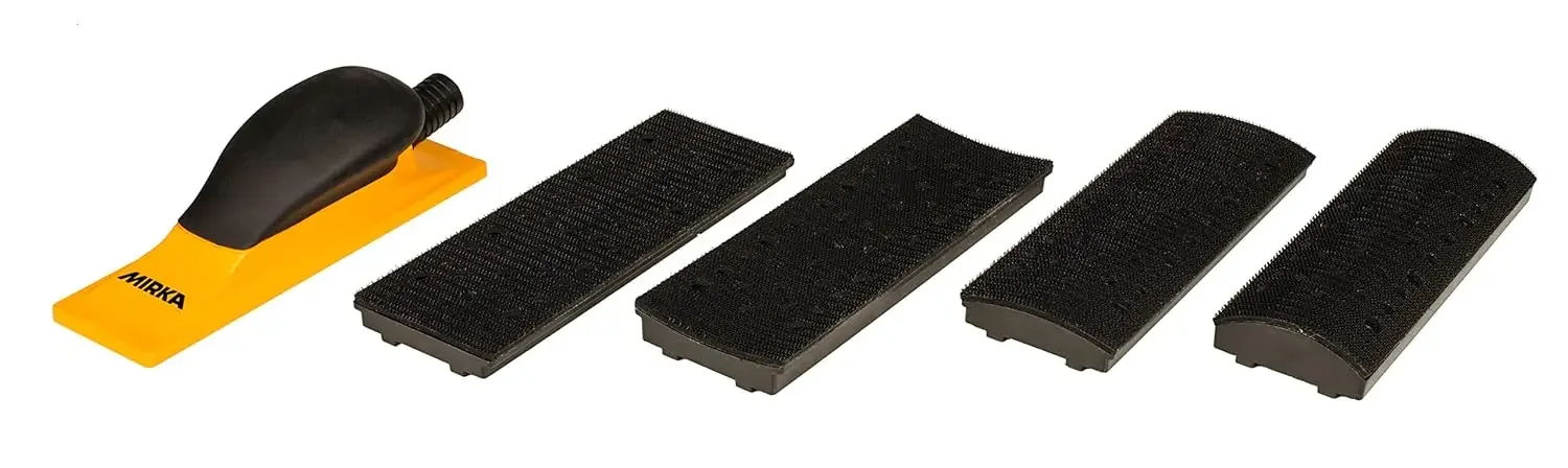 Sanding Block Kit Set 2.75" x 8" Hook and Loop/Multipurpose Sander Tool for Sanding on concave, Convex and Flat Shaped Surfaces