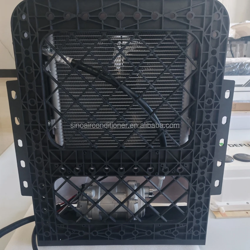 برودة كهربائية تكييف فان جرار 24 فولت 12 فولت وقوف السيارات 12 فولت مكيف الهواء لمقصورة الشاحنة