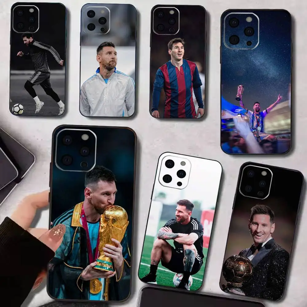 

Football L-Lionel m-Messi 10 Phone Case For iPhone 17, 16,15,14,13,12,11 Plus,Pro Max, Others Soft Black Cover