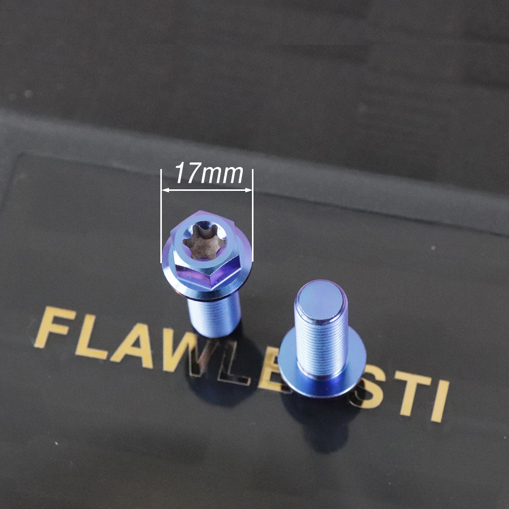 FLAWLESSTI Titanium Bolt M10x25 1.25 1.5 Pitch Brake Caliper Bolt