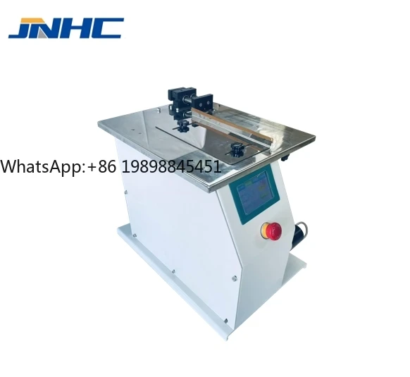 

Semi-Automatic 90 Degrees Corner Wrapping Labeling Machine Small Box Applicator Transparent Anti-Tamper for Metal Glass