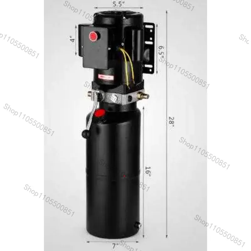 14 Quart Hydraulic Pump Unit 3  220V 2950 PSI 2 & 4 Post Lifts 3.5 Gallon Reservoir Car Jack Power Suit for Auto Repair