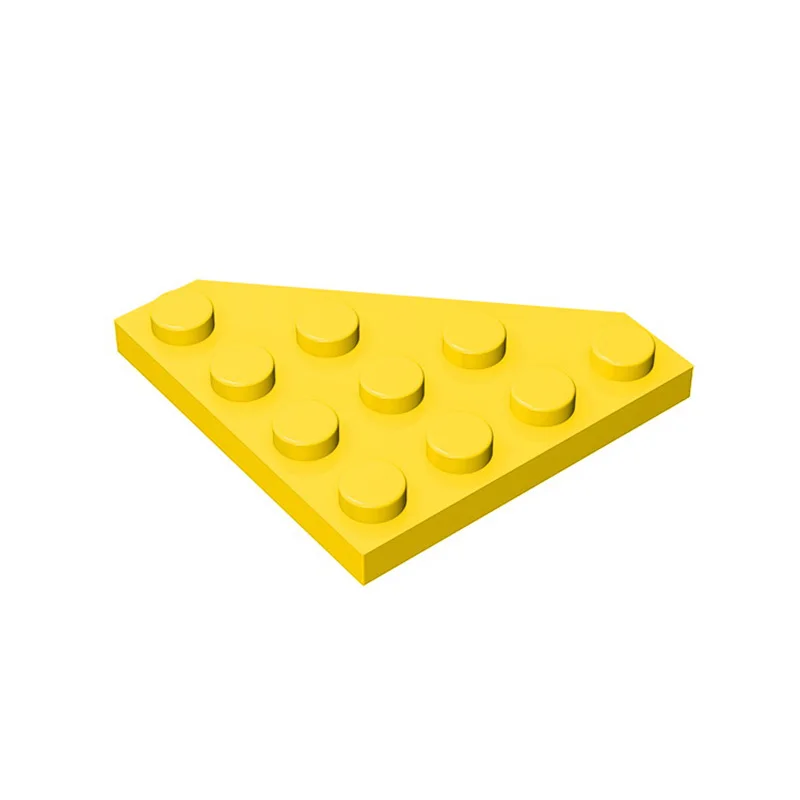 

10 шт., совместимые с MOC, собирает частицы, 30503, клиновая пластина, 4x4, угловые строительные блоки, детали, сделай сам, развивающие подарочные игрушки