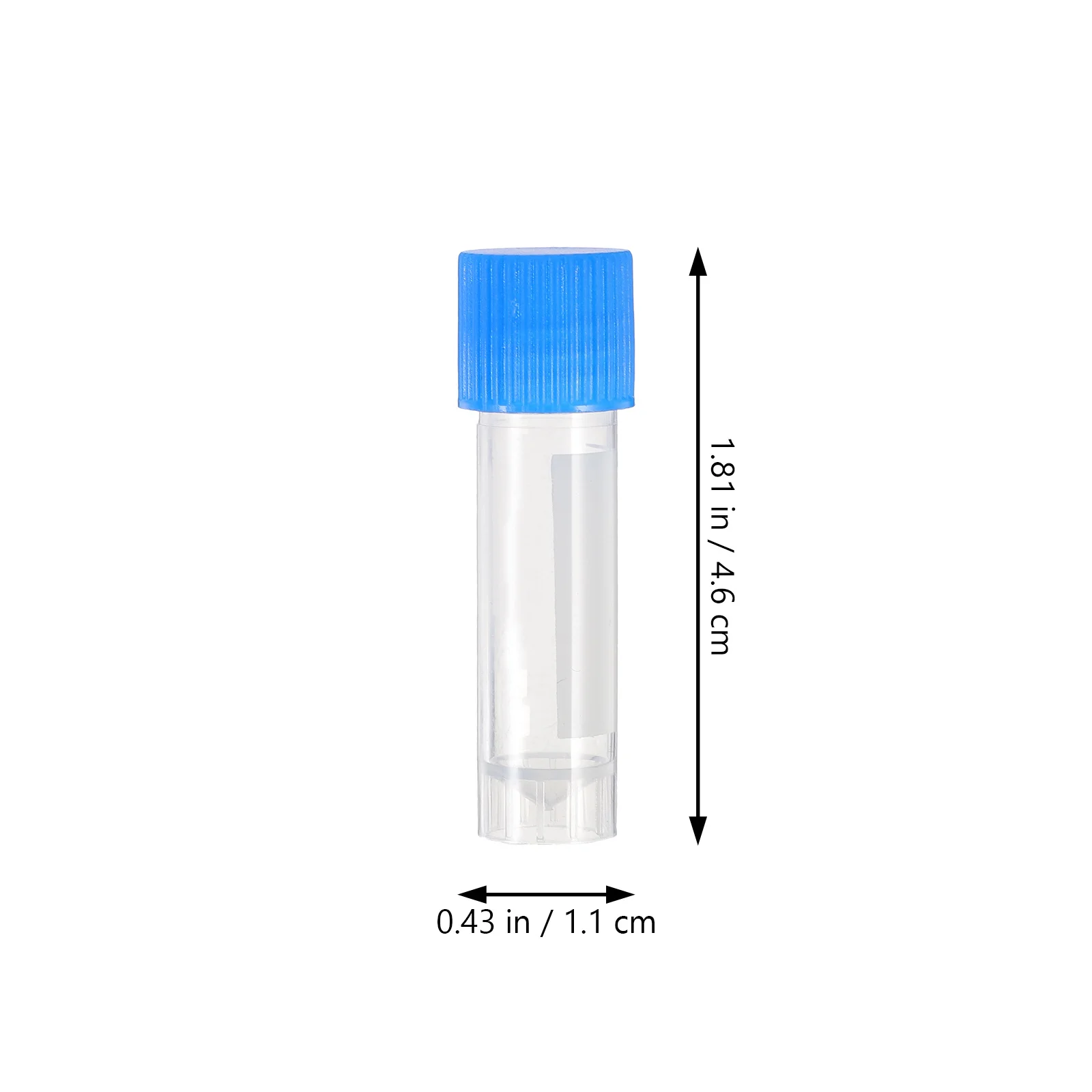 1.8ml Cryogenic Vials Freezing Tubes Sturdy Safe Design Ideal for Sample Collection Storage in Medical Research Facilities