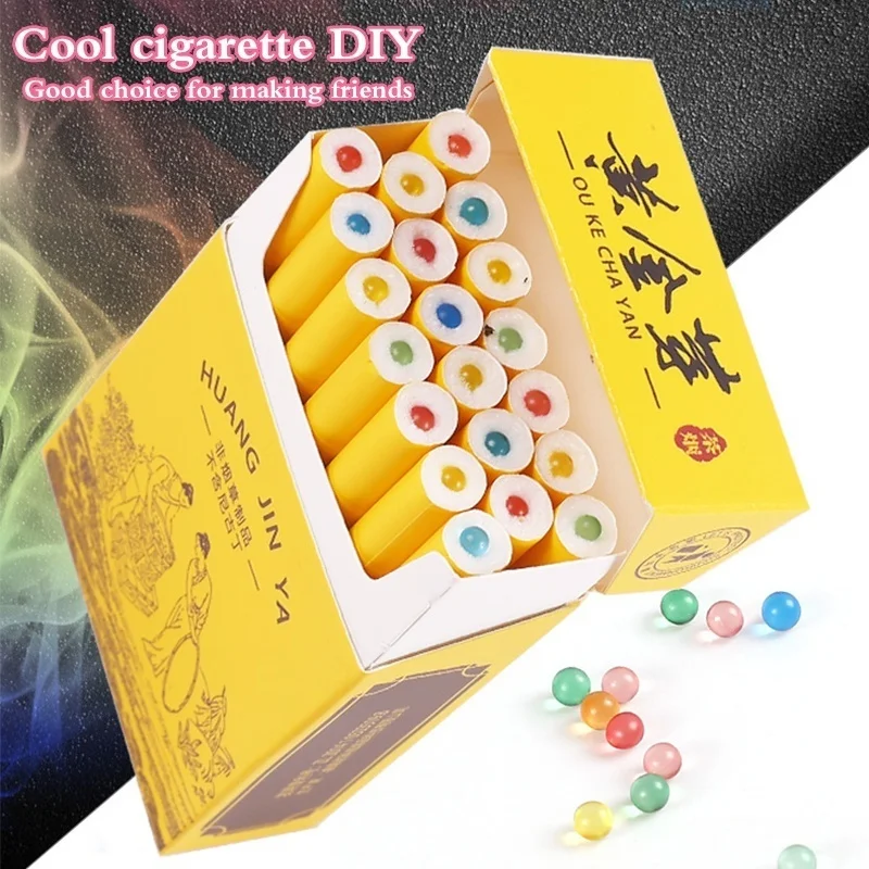 Cigarette bursting cigarette holder filter bead fruit Mint DIY tea