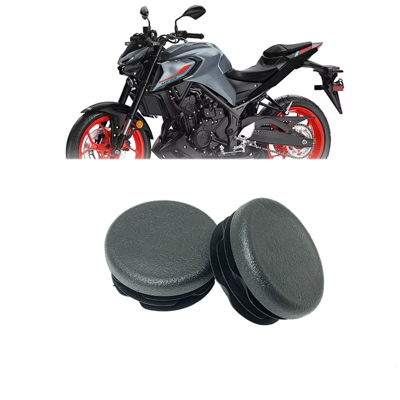 2PCS Motorcycle Frame Hole Cover Caps Plug Decorative Frame Cap Set For YAMAHA MT03 MT25 MT-03 MT-25 YZF R25 YZFR3 2014-2023