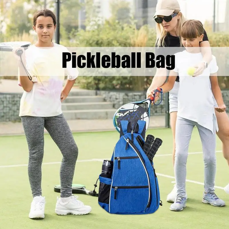 

Tennis Bags For Women Waterproof Outdoor Tennis Racket Bag Shoulder Backpack Large Capacity Paddle Accessories With Anti-Theft