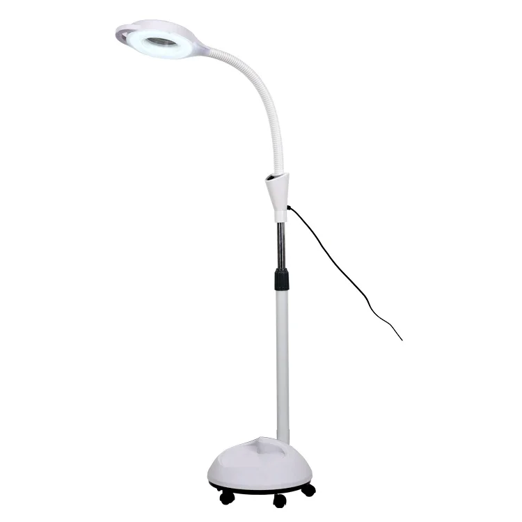 

220V 3-8X Circline Anion LED Lamp Magnifying Glass Cold Ligth Operation Shadowless Lamp Magnifier for Beauty Salon Nail Tattoo