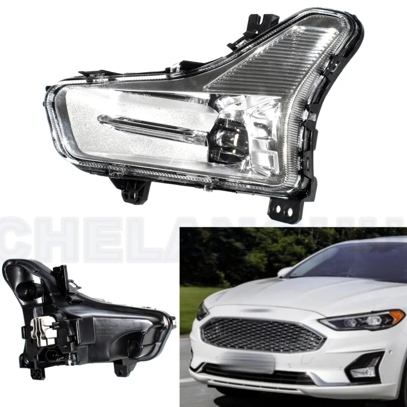 

Left Side Front Bumper LED Fog Lamp Light KS73-15A255DB For Ford Fusion 2019 2020 2021 2022