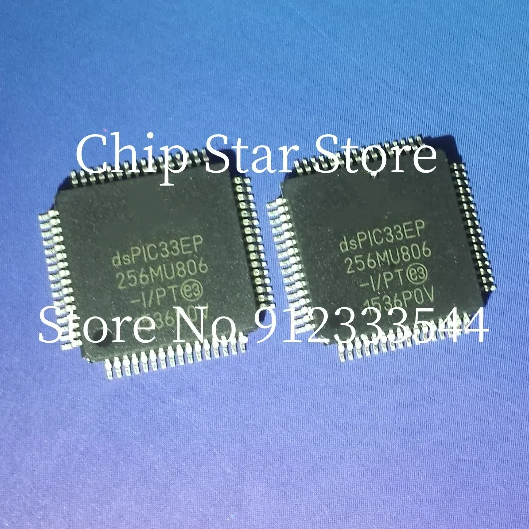 1-10pcs  DSPIC33EP256MU806-I/PT  DSPIC33EP256MU806  TQFP64  Digital Signal Controller  100%New And Original