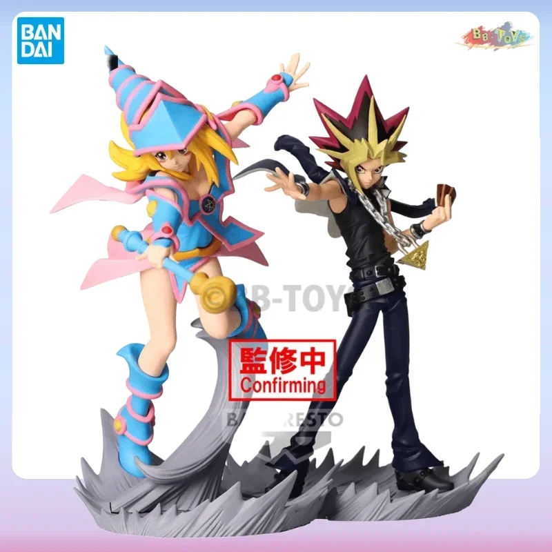 

В наличии Bandai оригинальная аниме-фигурка Yu-Gi-Oh! SENKOZEKKEI-Yami Yugi экшн-фигурка «Темная волшебная девушка» ПВХ модели игрушки