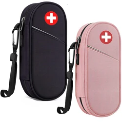 EpiPen Medical Pouch Outdoor Travel drug Organizer Bag custodia per il trasporto medico di emergenza Hold 2 EpiPens Medical Supply