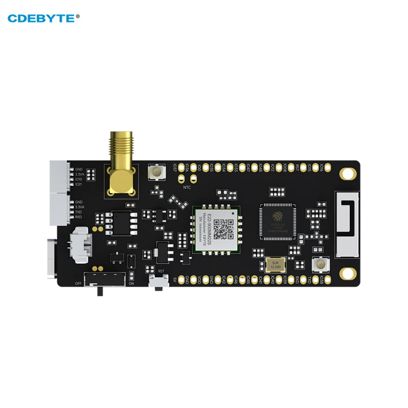 868/915MHZ LoRa Spread Spectrum WiFi Test Board BLE5.0 ESP32-S3 SX1268 2.4GHz CDEBYTE EoRa-S3-900TB OLED Display TYPE-C