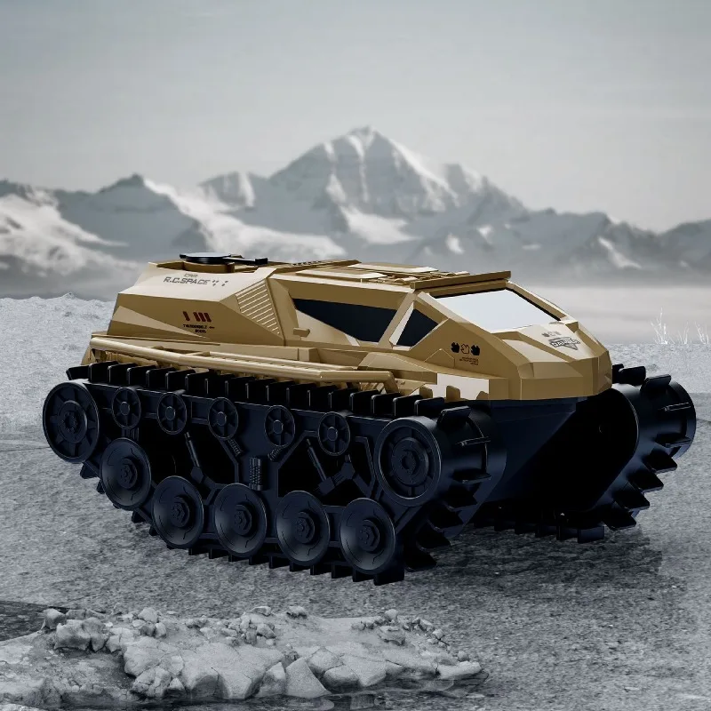 Cool Stuff jouet réservoir drôle cadeau-Kawai amphibie 4WD Rc modèle de réservoir, escalade voitures Rc tout-terrain, châssis Robot camion Rc, jouets pour enfants