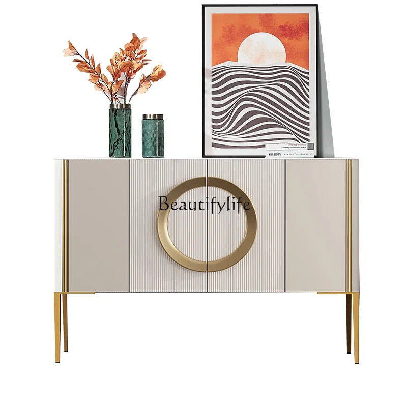 

FG40Light Luxury and Simplicity Modern American Entrance Cabinet Drawer Living Room Integrated Wall Hallway