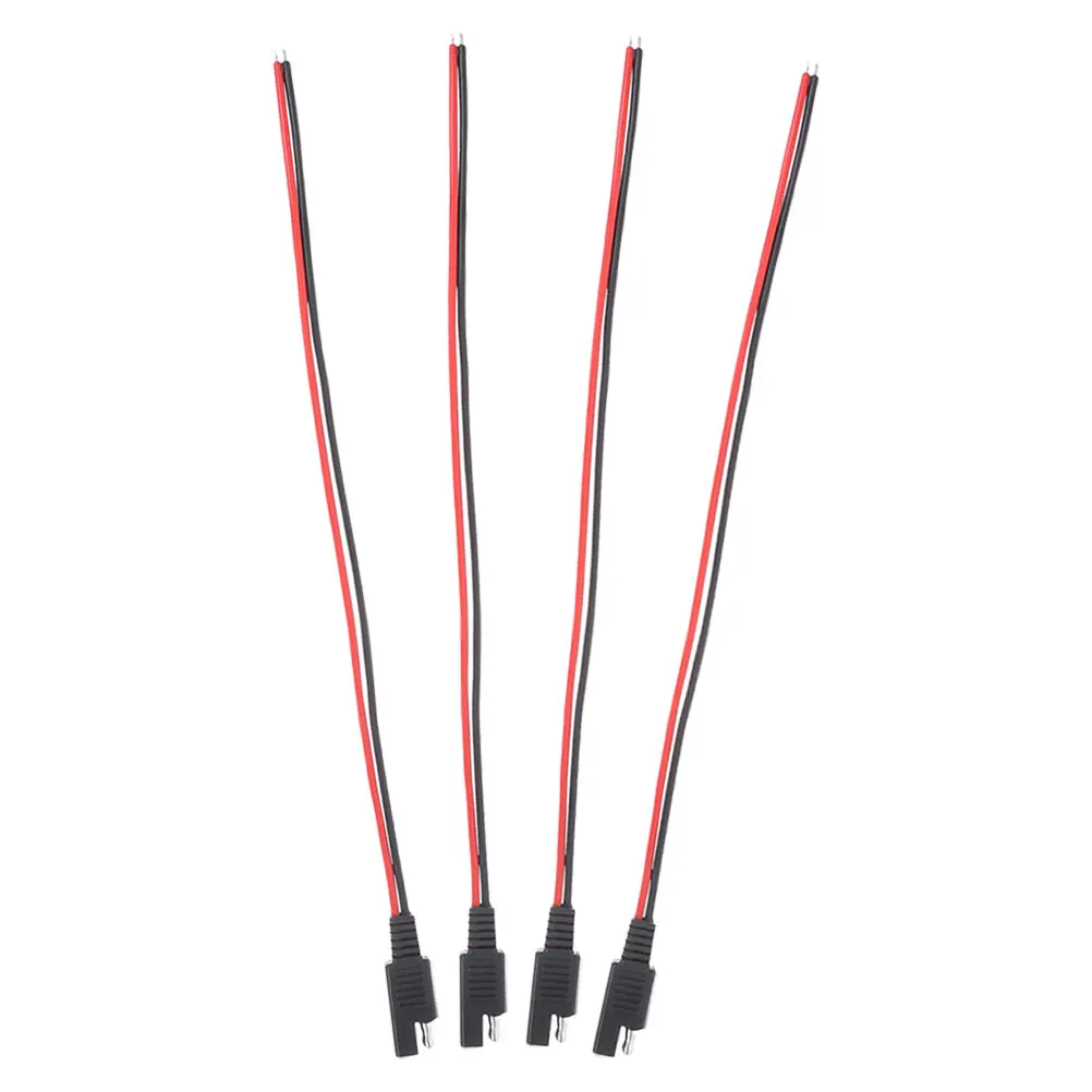 

4pcs To Terminal Quick Connector 14Awg Plug Heavy Duty Automotive Rv Marine Wiring Sae Style Extension Cable Splice Plug