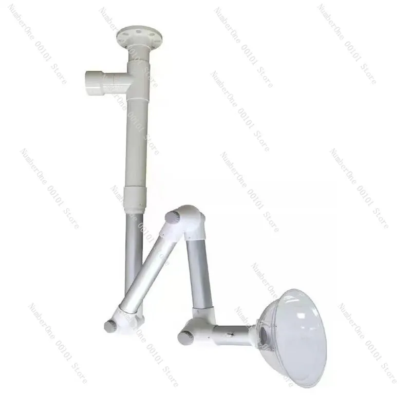 Moxibustion smoke exhaust system Laboratory exhaust pipe Health care Folding air extraction Smoking joint hall Universal arm