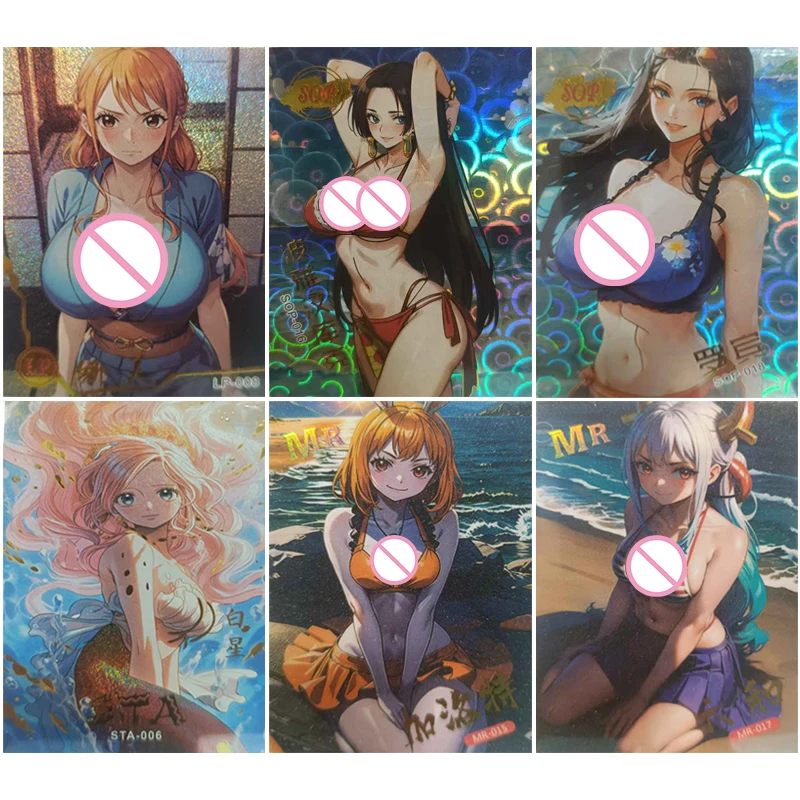 

Аниме One Piece SOP LP MR STA карты Нами Сирахоши Боа Хэнкок Коллекционные карты Рождественские подарки на день рождения детские игрушки