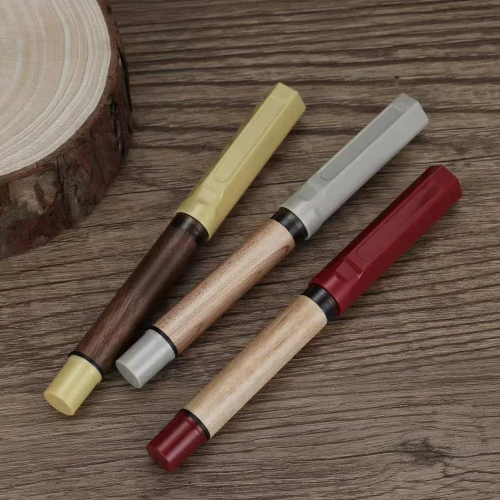 Jinhao 62 wooden Fountain pen F EF Nib writing Ink Pen student Calligraphy practice School Office Supplies Stationery gift pens