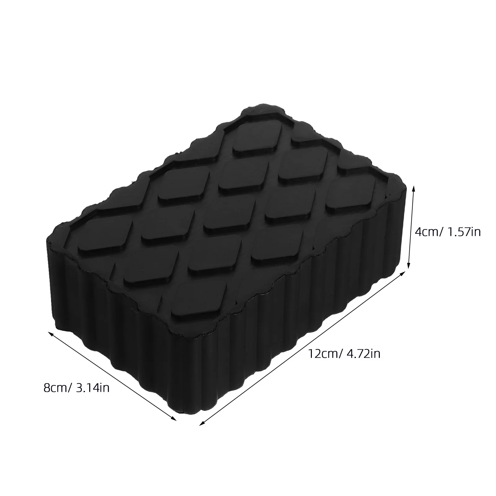 1 قطعة الطابق جاك وسادة مطاطية العالمي جاك استقرار لسيارة Rv مقطورة رفع المضادة للانزلاق ارتداء مقاومة أداة إصلاح السيارات #6