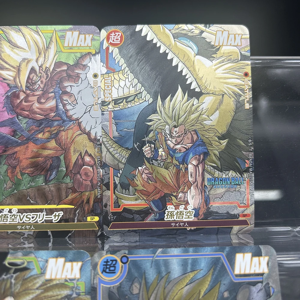 Diy Anime Loong Ball Proxy TCG Collectible Cards Goku Gohan Color-Flash/Coarse-Flash Premium Complete Collectible Cards Gift view 6