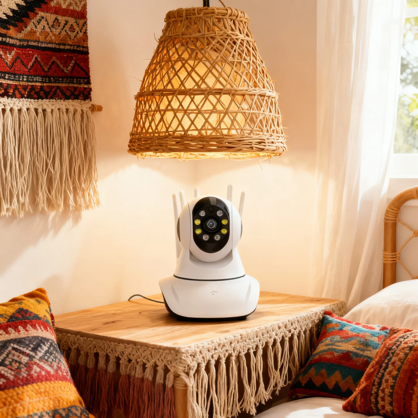 Two-way communication, stay informed about your home in real time, GTQ Home Security Camera