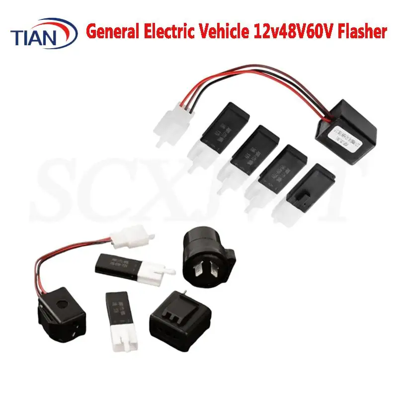

Motorcycle Flasher Beep Sound 12V 48V 60V LED Headlight Turn Signal Lights USB Disk Shape Sound On/Off for Electric Vehicles