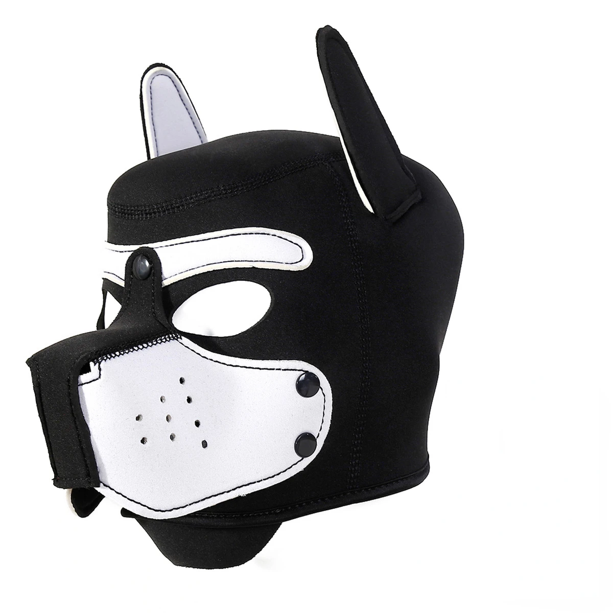 New 10 Colors Sexy Dog Cosplay Costumes Of Puppy Hood Full Face Mask Halloween Role Playing Party Head Masks Sex Toys For Women