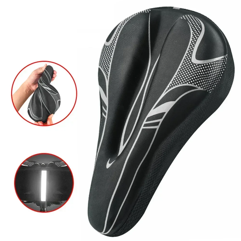 Bicycle Seat Cover Soft Thickened Saddle For Mountain Bike Sponge Foam Seat Cushion Breathable Saddle Cycling Accessories